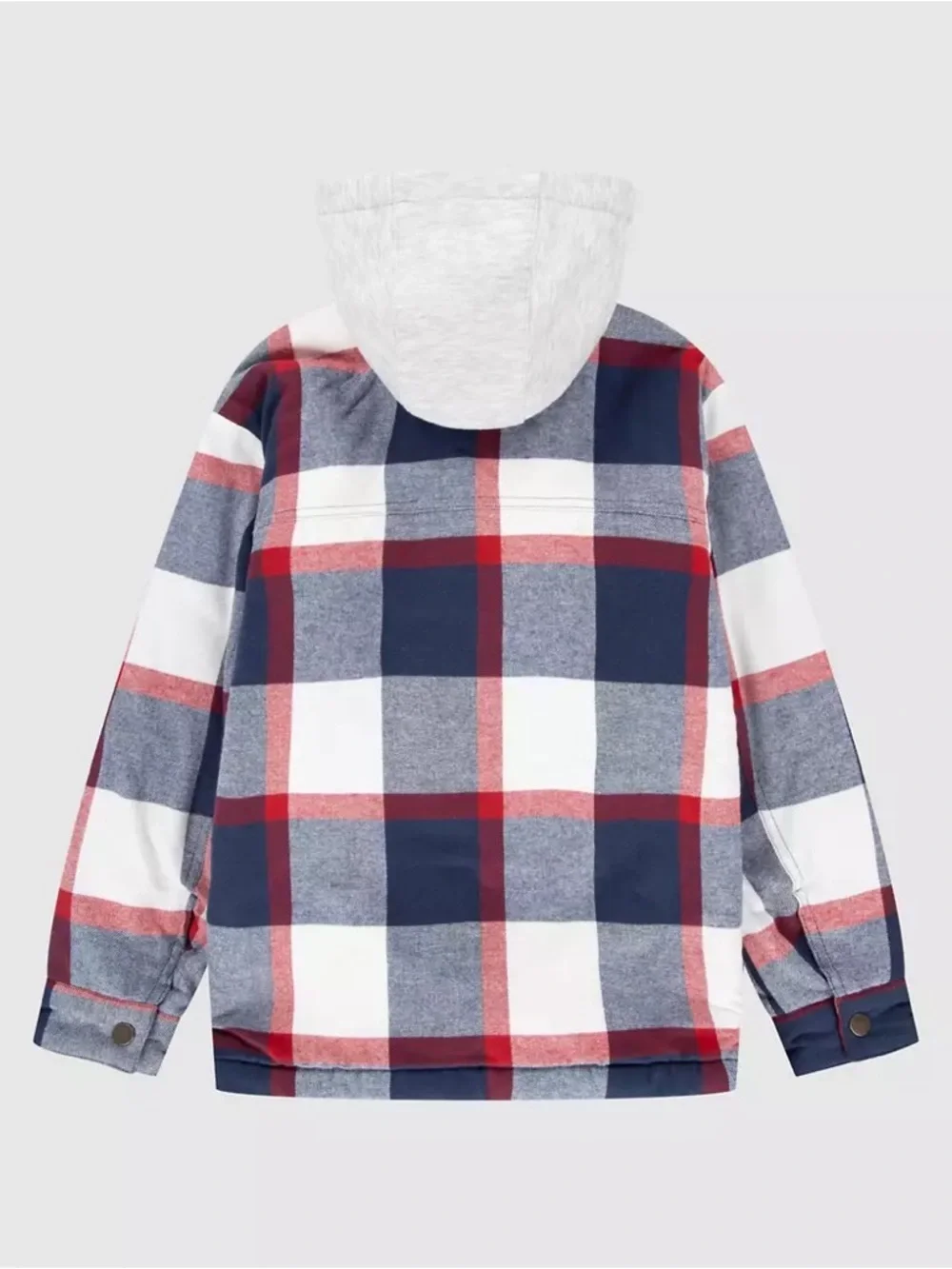 Levis Sherpa Lined Shacket Big Boys - Dress Blues and Grey